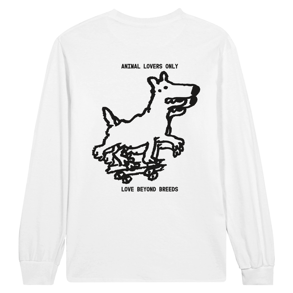 color:weiss | Longsleeve Rückseite | Matscha