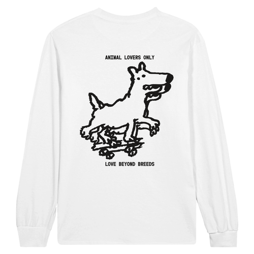 color:weiss | Longsleeve Rückseite | Matscha