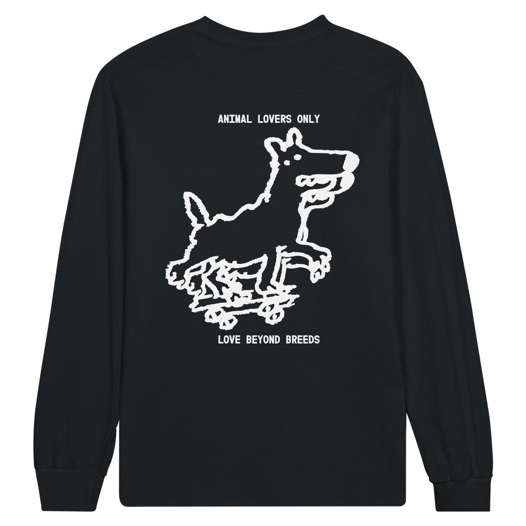 color:schwarz | Longsleeve Rückseite | Matscha